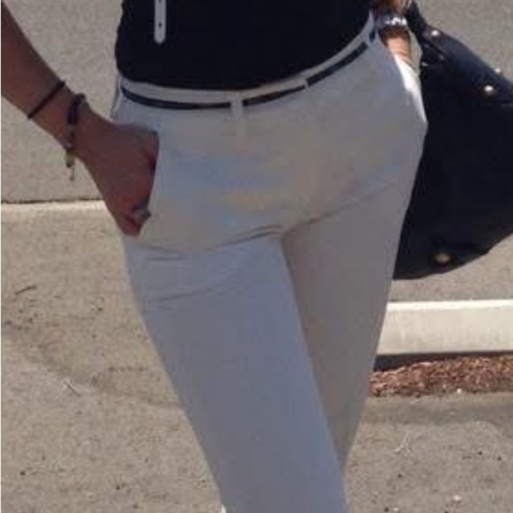 Dolce & Gabbana Cream Slim Trousers